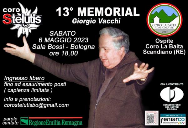 XIII° MEMORIAL GIORGIO VACCHI