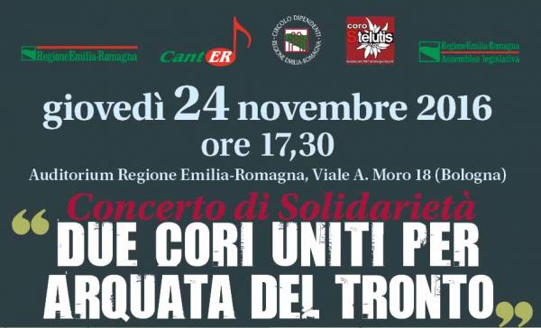 CONCERTO PER ARQUATA in Regione Emilia Romagna