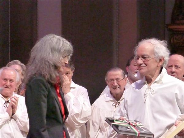 Silvia Vacchi e Giovanni Torre al termine della serata