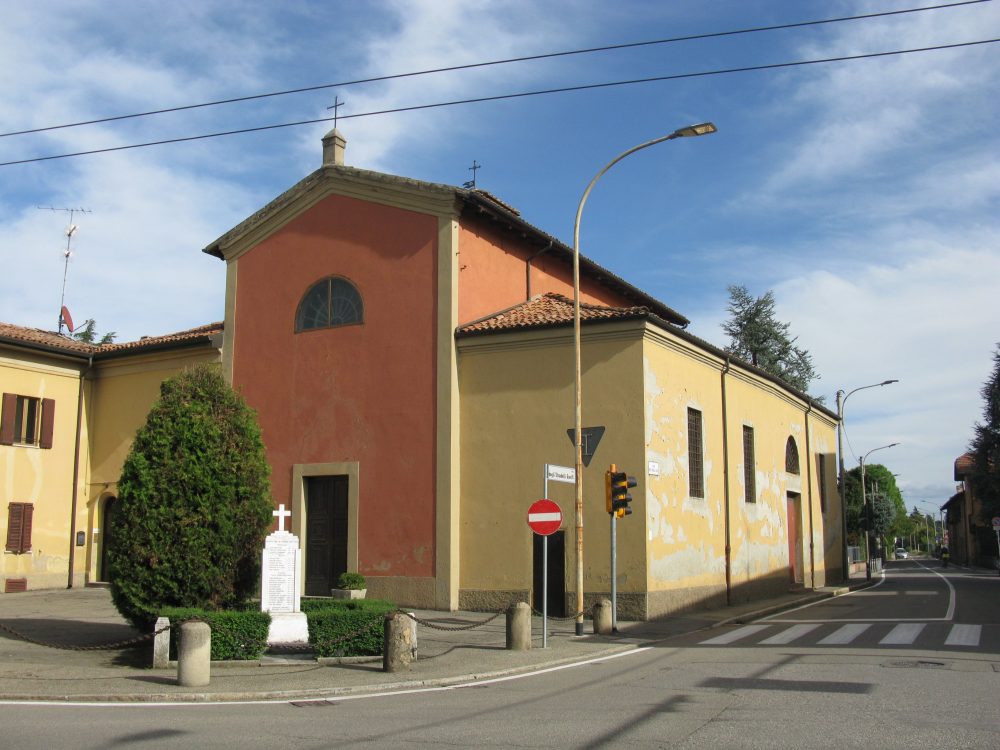 Immagine dell'esterno della chiesa di S. Giacomo della Croce del Biacco a Bologna